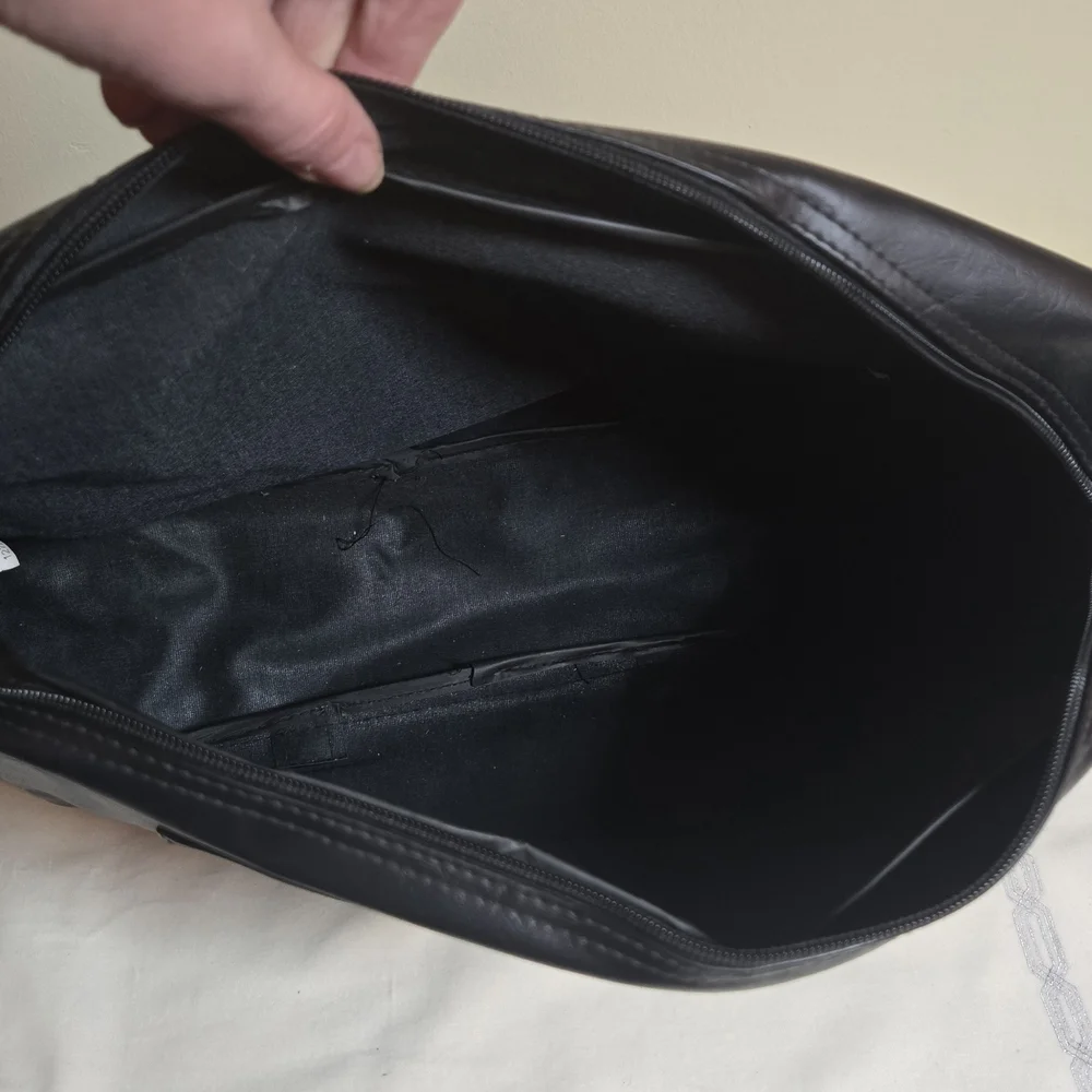 Black PGA (1916) Leather 2007 Championship Men's Messenger Bag